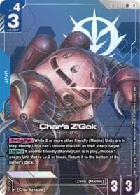 Char's Z'Gok (LR+) - Starter Deck 11: Aquatic Assault - Gundam Card Game card