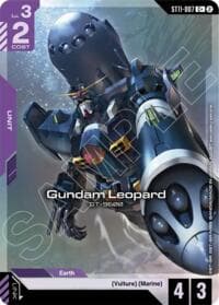 Gundam Leopard (C+) - Starter Deck 11: Aquatic Assault - Gundam Card Game card