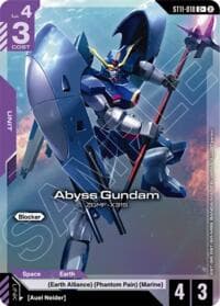 Abyss Gundam (C+) - Starter Deck 11: Aquatic Assault - Gundam Card Game card