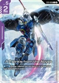 A Twinkle from the Abyss (C+) - Starter Deck 11: Aquatic Assault - Gundam Card Game card