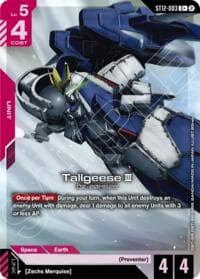 Tallgeese III (C+) - Starter Deck 12: Raging Onslaught - Gundam Card Game card