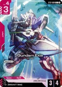 Gundam Exia (C+) - Starter Deck 12: Raging Onslaught - Gundam Card Game card