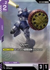 Gyan (C+) - Starter Deck 12: Raging Onslaught - Gundam Card Game card