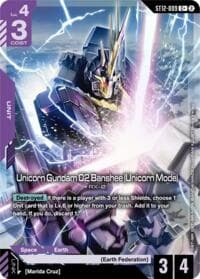 Unicorn Gundam 02 Banshee (Unicorn Mode) (C+) - Starter Deck 12: Raging Onslaught - Gundam Card Game card