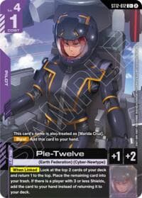 Ple-Twelve (C+) - Starter Deck 12: Raging Onslaught - Gundam Card Game card