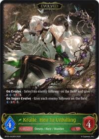 Krulle, Heir to Unkilling (Evolved) - BP20: Omens and Heirs - Shadowverse: Evolve card