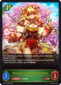 Plumeria, Serene Goddess - BP20: Omens and Heirs - Shadowverse: Evolve card