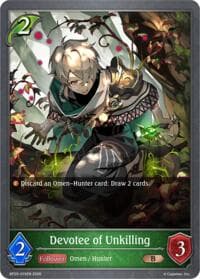 Devotee of Unkilling - BP20: Omens and Heirs - Shadowverse: Evolve card