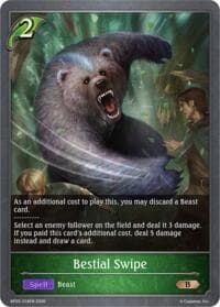 Bestial Swipe - BP20: Omens and Heirs - Shadowverse: Evolve card