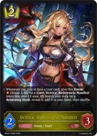 Octrice, Hollowness Manifest - BP20: Omens and Heirs - Shadowverse: Evolve card