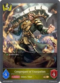Congregant of Usurpation - BP20: Omens and Heirs - Shadowverse: Evolve card