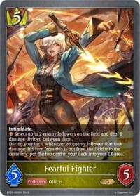 Fearful Fighter - BP20: Omens and Heirs - Shadowverse: Evolve card