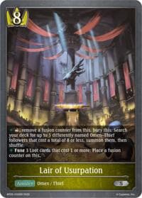 Lair of Usurpation - BP20: Omens and Heirs - Shadowverse: Evolve card
