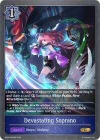 Devastating Soprano - BP20: Omens and Heirs - Shadowverse: Evolve card