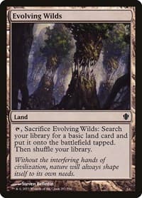 Evolving Wilds - Commander 2013 - Magic: The Gathering card