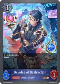 Devotee of Destruction - BP20: Omens and Heirs - Shadowverse: Evolve card