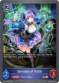 Devotee of Truth - BP20: Omens and Heirs - Shadowverse: Evolve card