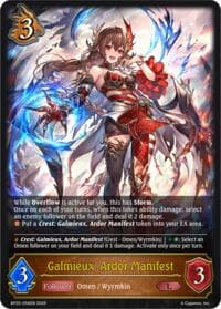 Galmieux, Ardor Manifest - BP20: Omens and Heirs - Shadowverse: Evolve card