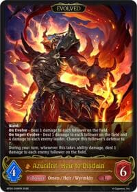 Azurifrit, Heir to Disdain (Evolved) - BP20: Omens and Heirs - Shadowverse: Evolve card