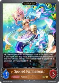 Spoiled Mermanager (Evolved) - BP20: Omens and Heirs - Shadowverse: Evolve card