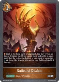 Nation of Disdain - BP20: Omens and Heirs - Shadowverse: Evolve card