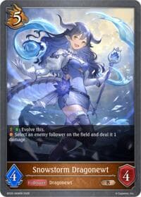 Snowstorm Dragonewt - BP20: Omens and Heirs - Shadowverse: Evolve card