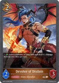 Devotee of Disdain - BP20: Omens and Heirs - Shadowverse: Evolve card