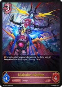 Diabolus Hedone - BP20: Omens and Heirs - Shadowverse: Evolve card