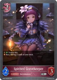Spirited Gravekeeper - BP20: Omens and Heirs - Shadowverse: Evolve card