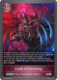 Castle of Entwining - BP20: Omens and Heirs - Shadowverse: Evolve card