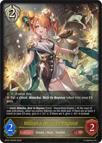 Himeka, Heir to Repose - BP20: Omens and Heirs - Shadowverse: Evolve card