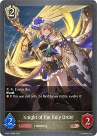 Knight of the Holy Order - BP20: Omens and Heirs - Shadowverse: Evolve card
