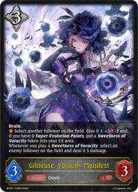 Gilnelise, Voracity Manifest - BP20: Omens and Heirs - Shadowverse: Evolve card