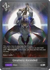 Greatness Ascended - BP20: Omens and Heirs - Shadowverse: Evolve card