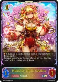 Plumeria, Serene Goddess (SL) - BP20: Omens and Heirs - Shadowverse: Evolve card