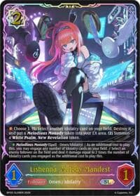 Lishenna, Melody Manifest (SL) - BP20: Omens and Heirs - Shadowverse: Evolve card