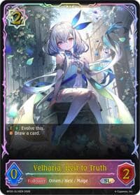 Velharia, Heir to Truth (SL) - BP20: Omens and Heirs - Shadowverse: Evolve card
