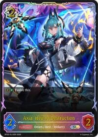 Axia, Heir to Destruction (SL) - BP20: Omens and Heirs - Shadowverse: Evolve card