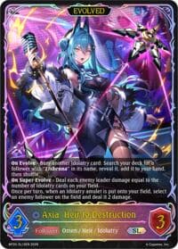 Axia, Heir to Destruction (Evolved) (SL) - BP20: Omens and Heirs - Shadowverse: Evolve card