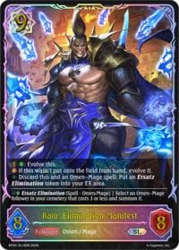 Raio, Elimination Manifest (SL) - BP20: Omens and Heirs - Shadowverse: Evolve card