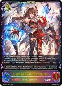 Galmieux, Ardor Manifest (SL) - BP20: Omens and Heirs - Shadowverse: Evolve card