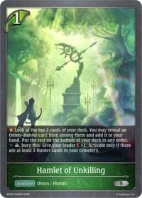 Hamlet of Unkilling - P06EN (Foil) - BP20: Omens and Heirs - Shadowverse: Evolve card