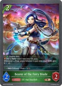 Bearer of the Fairy Blade - P07EN (Foil) - BP20: Omens and Heirs - Shadowverse: Evolve card