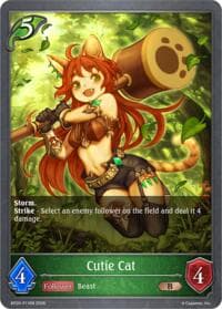 Cutie Cat - P11EN (Foil) - BP20: Omens and Heirs - Shadowverse: Evolve card
