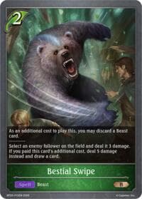 Bestial Swipe - P12EN (Foil) - BP20: Omens and Heirs - Shadowverse: Evolve card