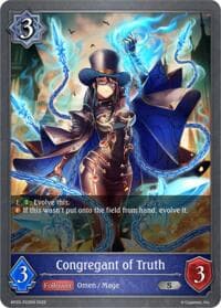 Congregant of Truth - P22EN (Foil) - BP20: Omens and Heirs - Shadowverse: Evolve card