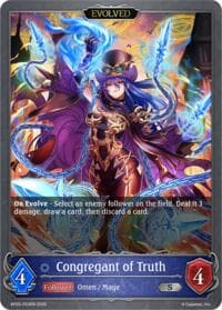 Congregant of Truth (Evolved) - P23EN (Foil) - BP20: Omens and Heirs - Shadowverse: Evolve card
