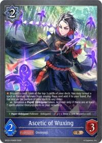 Ascetic of Wuxing - P28EN (Foil) - BP20: Omens and Heirs - Shadowverse: Evolve card