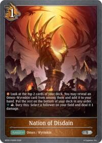 Nation of Disdain - P35EN (Foil) - BP20: Omens and Heirs - Shadowverse: Evolve card