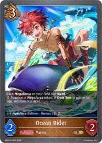 Ocean Rider - P40EN (Foil) - BP20: Omens and Heirs - Shadowverse: Evolve card